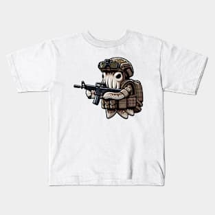 Tactical Octopus Adventure Tee: Where Intelligence Meets Style Kids T-Shirt